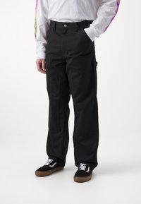Carhartt WIP DOUBLE KNEE PANT - Bukser - black