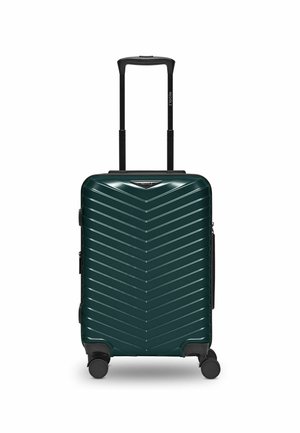 Luggage - metallic green shiny