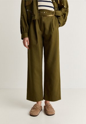 Pantalon classique - khaki