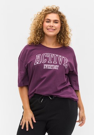 AUS - T-shirt print - blackberry wine