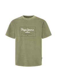 Camiseta estampada - safari green
