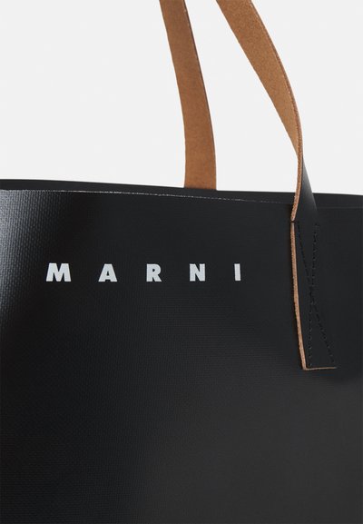 Marni TRIBECA UNISEX - Maisiņveida soma - black/cork