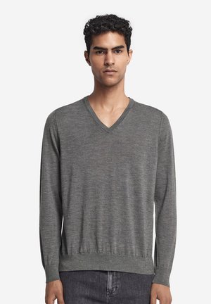 ULTRAFINE V-NECK - Maglione - Grey