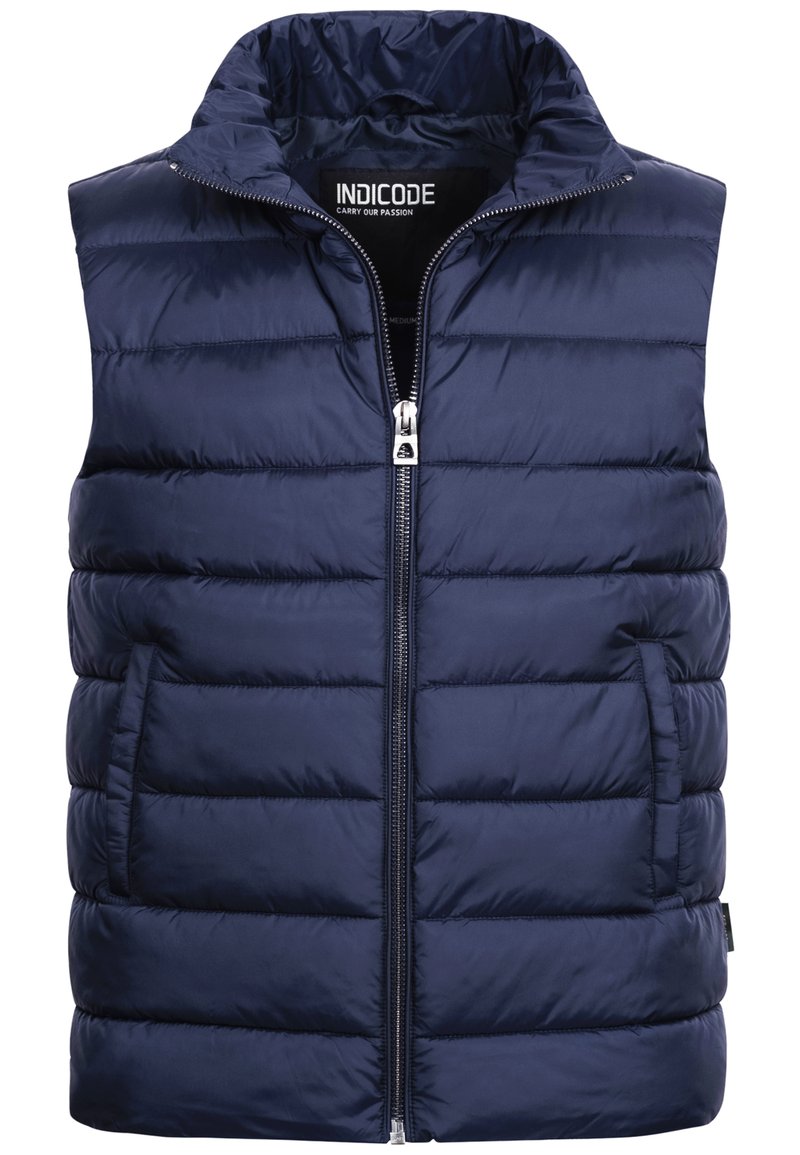INDICODE JEANS Waistcoat navy/dark blue Zalando