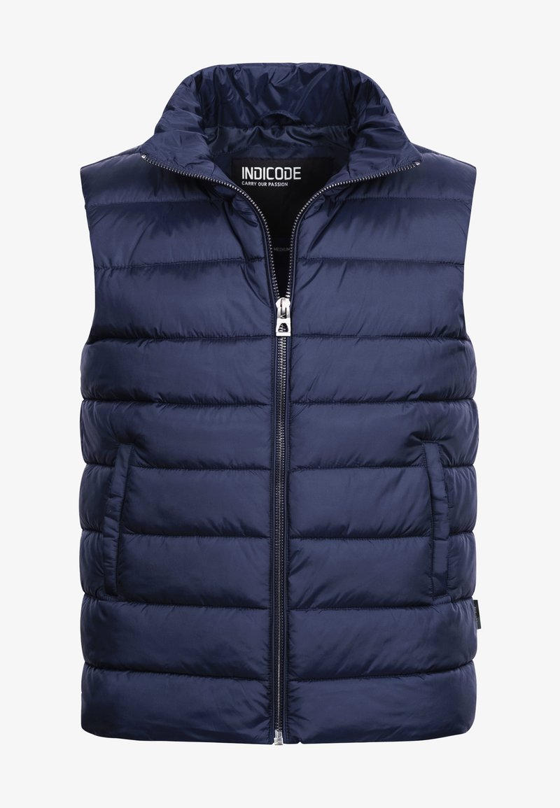 INDICODE JEANS Waistcoat navy/dark blue Zalando