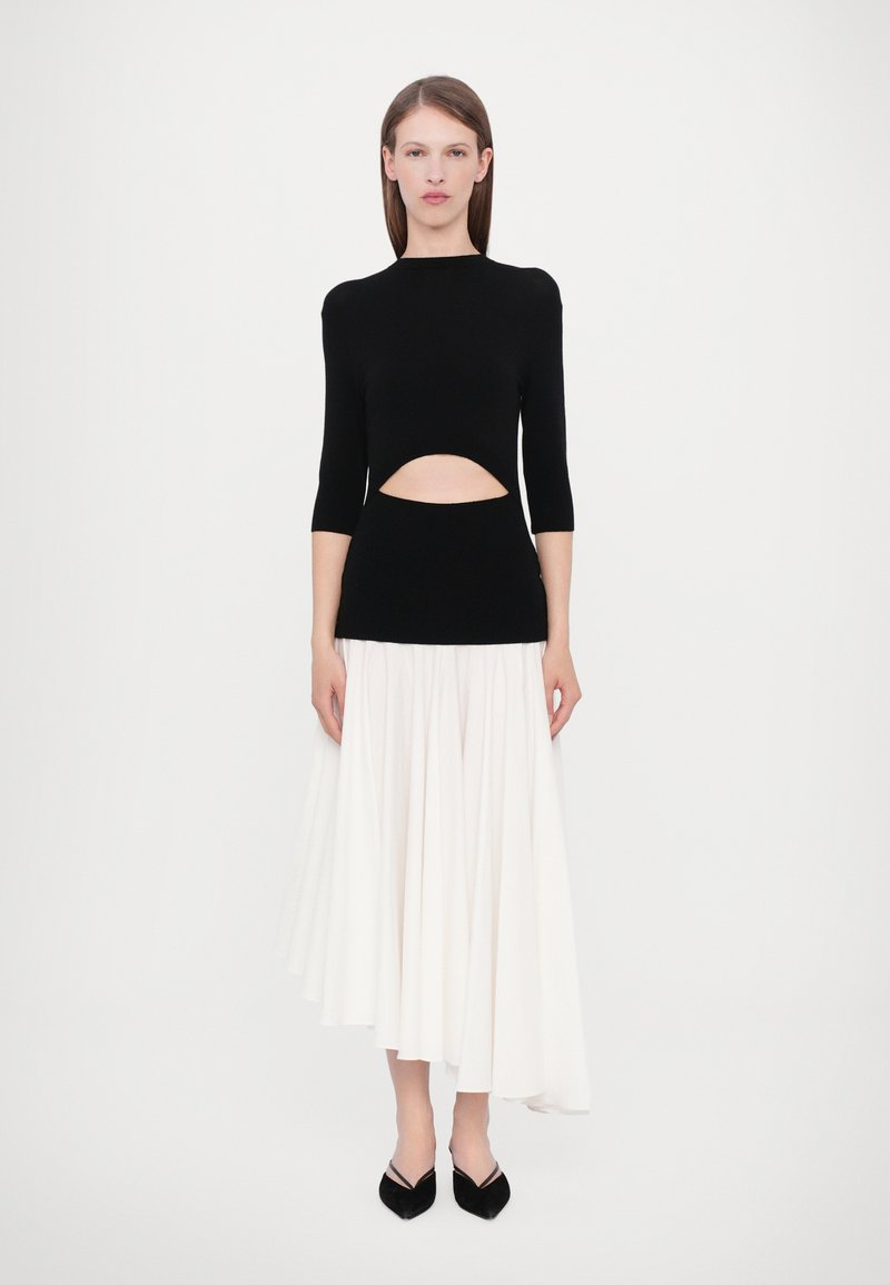 A.W.A.K.E. MODE - DRESS - Vestido largo - black/white, Ampliar