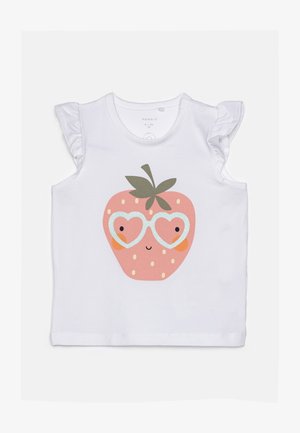 Name it, NBFJALLIE - T-shirt imprimé - bright white