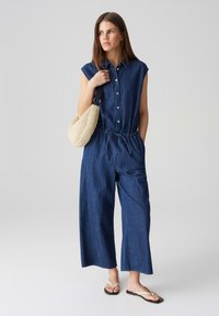 OPUS MID RISE CROPPED WIDE FIT - Combinaison - coal blue
