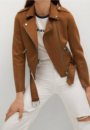 Veste en similicuir - brown