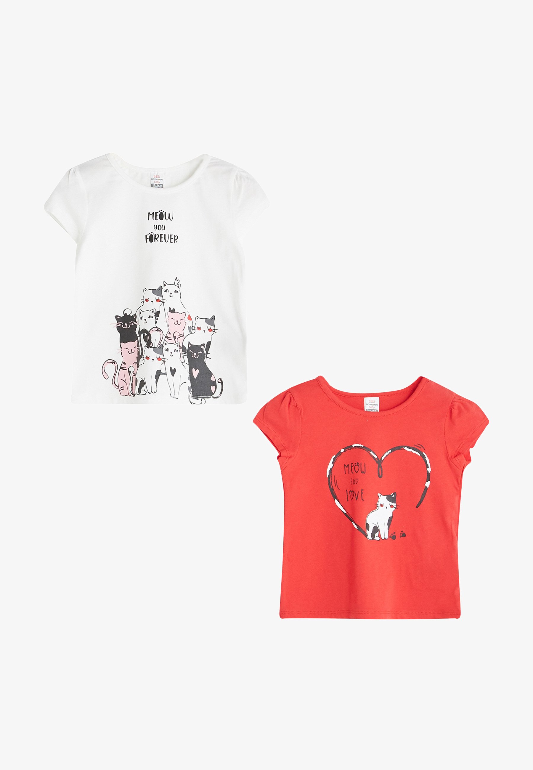 Lc Waikiki 2 Pack T Shirt Print Ecru Weiss Zalando De Lc Waikiki 2 Pack T Shirt Print Ecru Weiss Zalando De