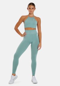 SQUATPROOF ALBION SEAMLESS HIGH WAISTED - Tajice-hlače - light green