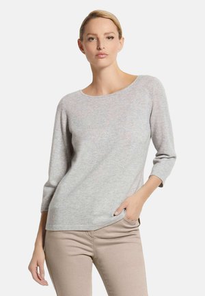 Strickpullover - silver gray   melange