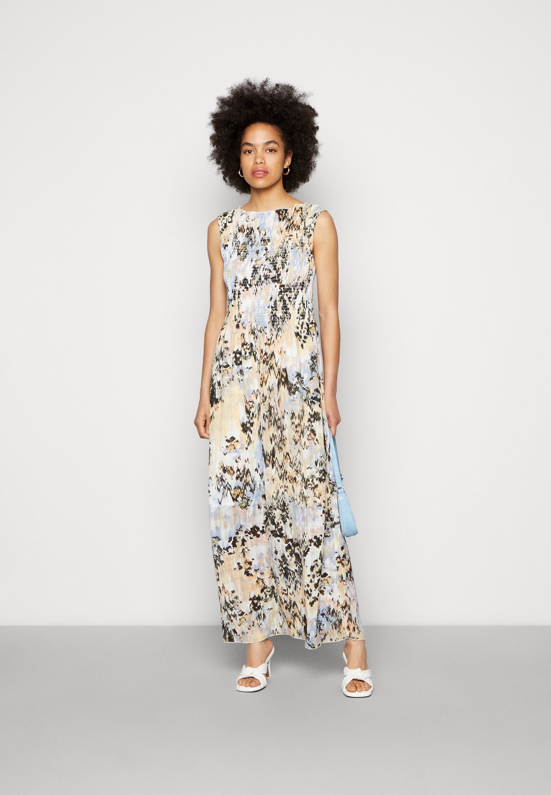 Soaked in Luxury OLYMPIA DRESS - Maxi-jurk - parsnip/meerkleurig - Zalando .nl