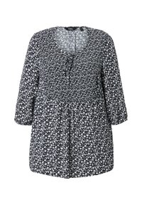 ALLOVER PRINT SMOCKED  - Blouse - black
