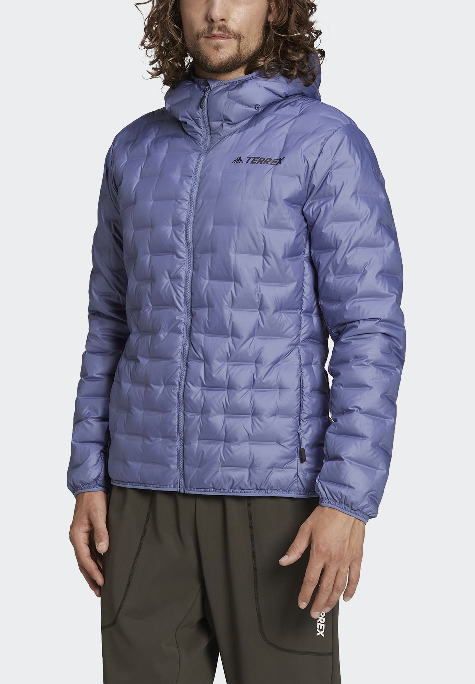 adidas Performance TERREX - Chaqueta de plumas - purple/morado - Zalando.es