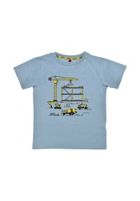Alpenglück - HALBARM BAUSTELLE - Print T-shirt - blau Thumbnail Image 1