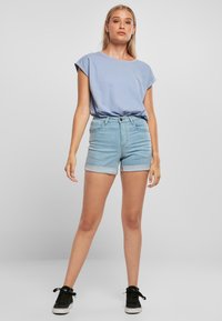 Urban Classics EXTENDED SHOULDER TEE - Basic póló - violablue