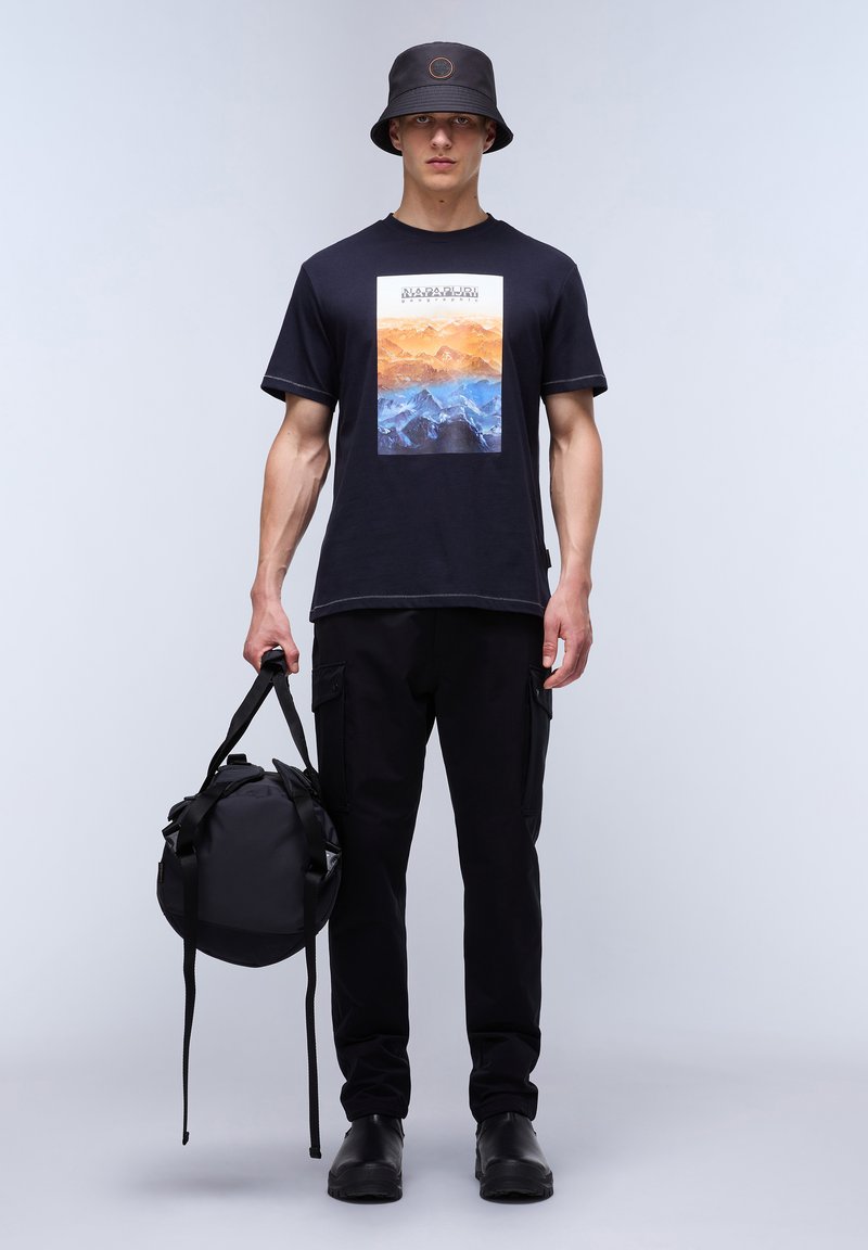Napapijri T-shirt print blauw