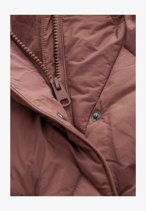 Next, REGULAR FIT - SHOWER RESISTANT DIAMOND QUILTED - Talvemantel - rust red