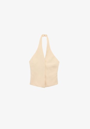 Koton, HALTER NECK BLOUSE . - Débardeur - beige