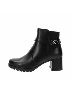 Stivaletti con plateau - nero