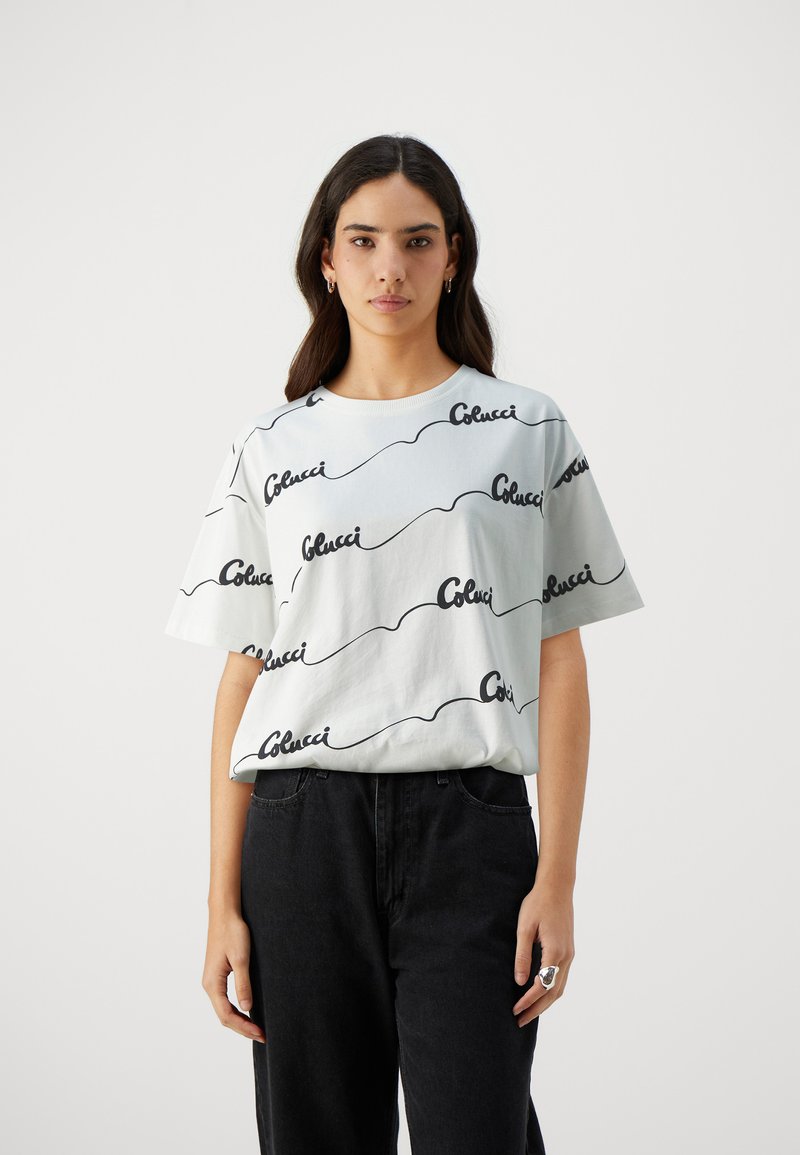 Carlo Colucci T-shirts med print - offwhite
