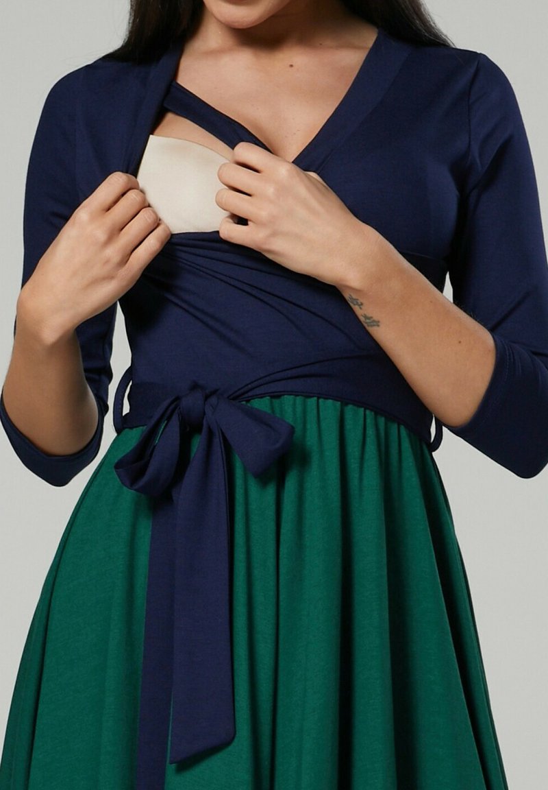 Happy Mama Day dress - navy & dark green/blue denim - Zalando.co.uk Happy Mama Day dress - navy & dark green/blue denim - Zalando.co.uk