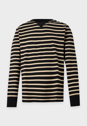 Filippa K, HAMMER SLEEVE - Пуловер - black/pearl beige
