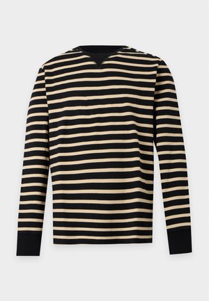 Filippa K, HAMMER SLEEVE - Пуловер - black/pearl beige