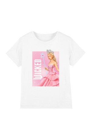 Universal Studios, WICKED GLINDA UPLAND PINK WAND UNISEX - Print T-shirt - white