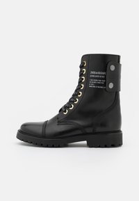 JOE SMOOTH  - Botins de atacadores - noir