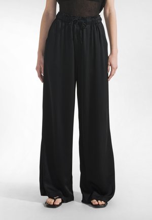 PALAZZO - Housut - black