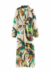 Next REGULAR FIT - Robe longue - ecru palm print