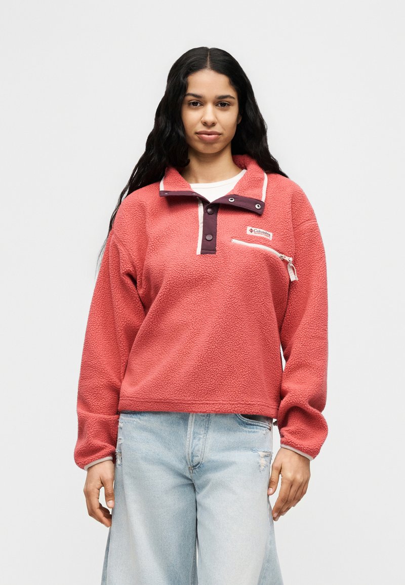Sweat Polaire Columbia Femme Violet L - Léger, Séchage Rapide, Poches - Excellent état