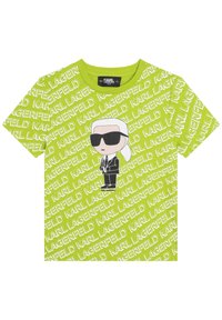 KARL LAGERFELD KIDS - Print T-shirt - lime - 1