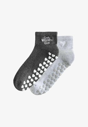 Next, PILATES GRIPPER SOCKS 2 PACK . - Ponožky - grey tonal