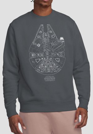 Star Wars, STAR WARS MILLENIUM LINES - Sweatshirt - anthracite