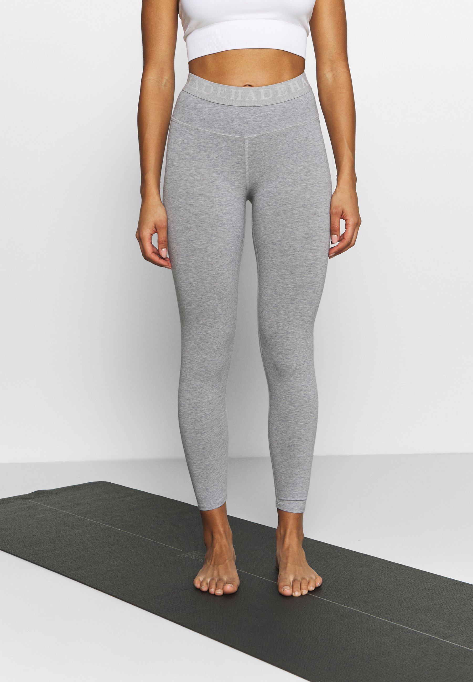 Deha LEGGINGS - Leggings - grey melange 