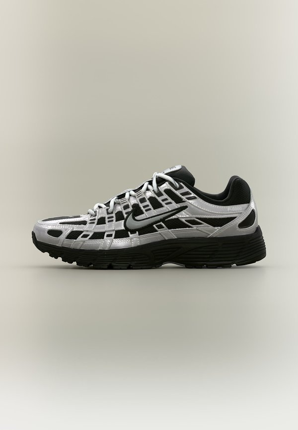 P-6000 - Pantofi sport - black/stealth/metallic silver coloured