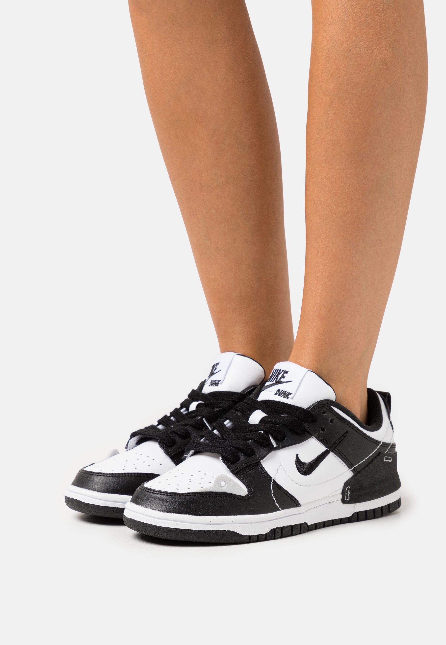 Nike Sportswear DUNK LOW DISRUPT 2 - Trainers - black/pure platinum white/ black - Zalando.co.uk