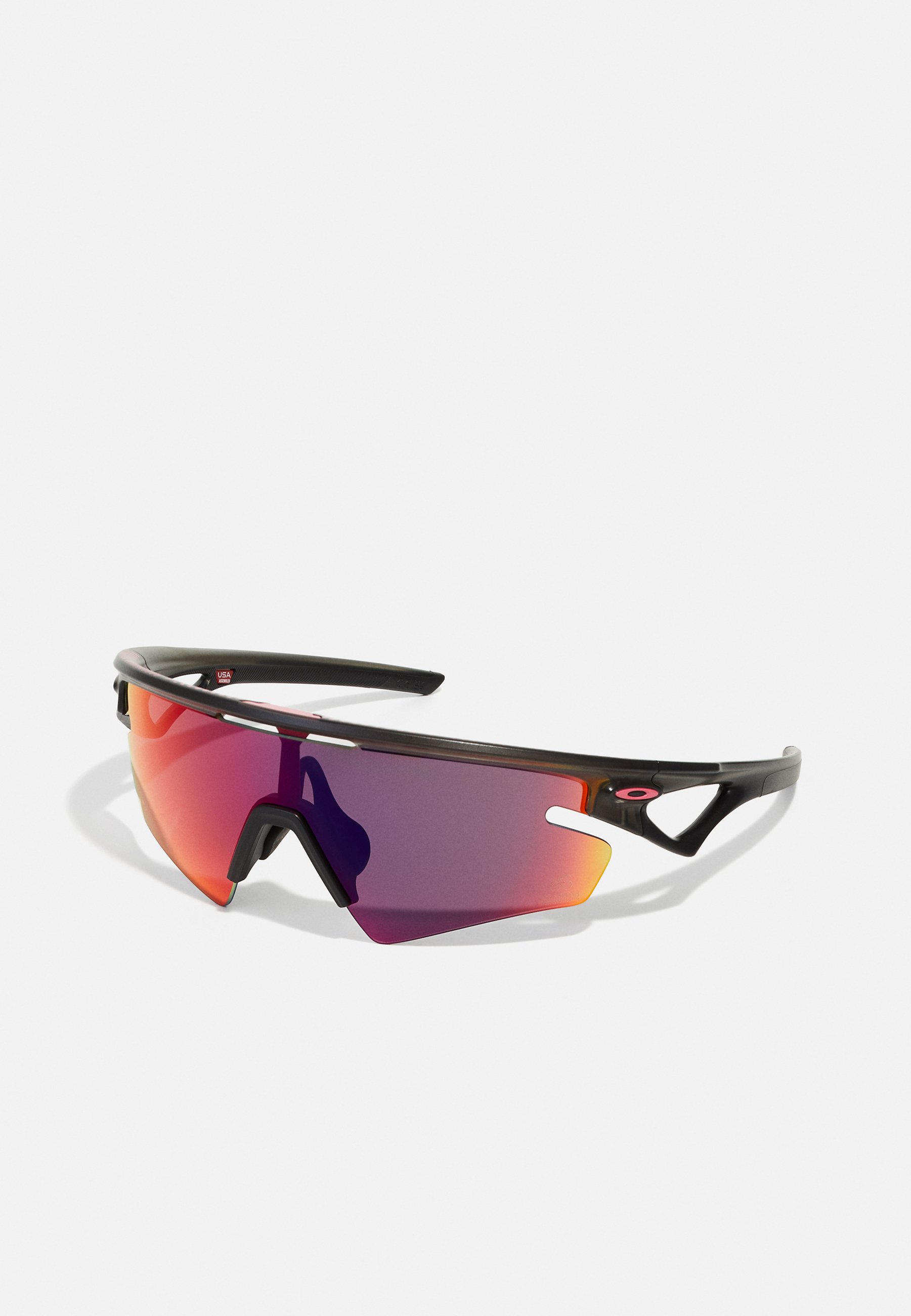 Pink Sports Sunglasses with Mirrored Orange Lens Oakley Elevate Bubble Gum Sports Sunglasses | Pink TR90 + UV400  main image 3