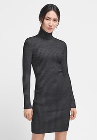 Wolford MERINO RIB - Gebreide jurk - anthr. melé