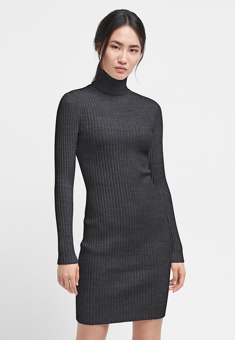 Wolford MERINO RIB - Gebreide jurk - anthr. melé