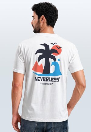 Neverless, T-Shirt print - weiß