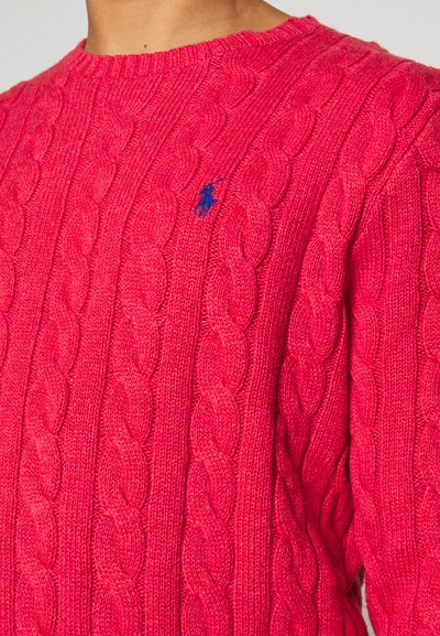 Polo Ralph Lauren CABLE-KNIT COTTON SWEATER - Camisola - rosette heather