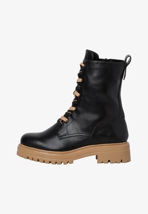Tamaris Casual lace-ups - black camel