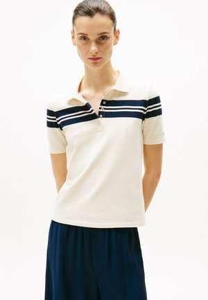 STRIPE  - Polo - cream