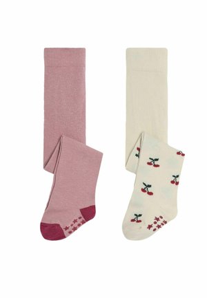 JoJo Maman Bébé RICH CHERRY 2 PACK. - Collant - red