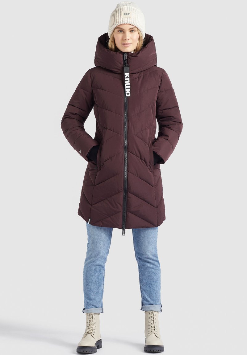Damen Parkas | khujo SUVA Wintermantel weinrot/bordeaux - UX67161 Damen Parkas | khujo SUVA Wintermantel weinrot/bordeaux - UX67161