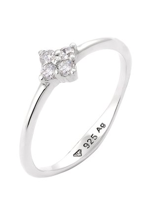 ELEGANT LUCKY CLOVER - Ringe - silver-coloured